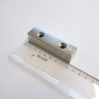 Neodymový magnet kvádr 80x20x20xR98,5 N 80 °C, VMM10-N50 (Počet kusů 1 ks)