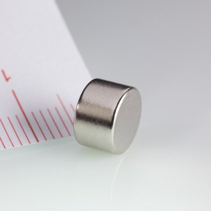Neodymový magnet válec pr.8x5 N 80 °C, VMM8-N45 (Počet kusů 1 ks)