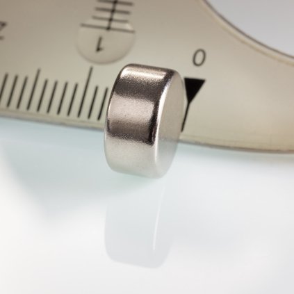 Neodymový magnet válec pr.10x5 N 80 °C, VMM5-N38 (Počet kusů 1 ks)