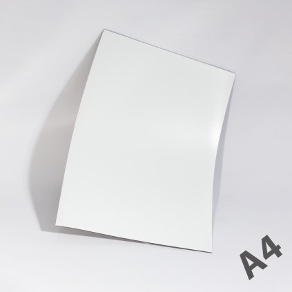 Magnetická fólie A4 tloušťka 0,5 mm - bílá (Počet kusů 1 ks)
