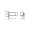 5656 1 nerezovy sroub m8x20 valcova hlava inbus