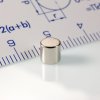 Neodymový magnet válec pr.5x5 N 200°C, VMM 3 EH (Počet kusů 1 ks)