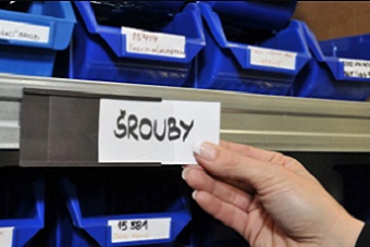 Magnetische Regaletiketten