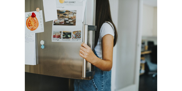 Magnetická tabule na lednici