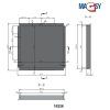 1642 3 magneticka dvirka up 600x600 mm