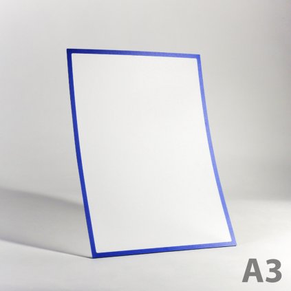 Magnetická kapsa A3 s modrým rámečkem (Počet kusů 1 ks)