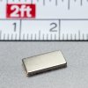 Neodymový magnet se samolepkou 3M, 10x5x1 mm, tlousťka samolepky 0,06 mm (Počet kusů 1 ks)