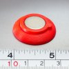 6289 velmi silny magnet v plastovem pouzdre bez potisku cerveny
