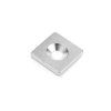 4636 ocelovy protikus 20 x 20 x 3 mm s dirou pro sroub