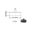 1612 2 magneticka cocka s hakem pr 43x12 5 mm