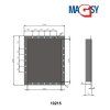 1621 2 magneticka dvirka 200x250 mm