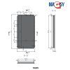 1639 3 magneticka dvirka up 500x990 mm