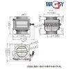 5761 2 magneticky separator vysuvny msv 150 3 vvm p 6 80 tp rl