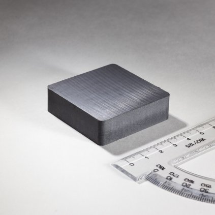 Feritový magnet kvádr 50x50x15 (Počet kusů 1 ks)