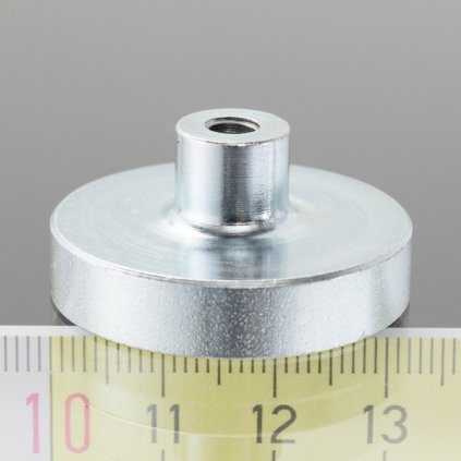 1585 magneticka cocka se stopkou pr 32 x vyska 7 mm s vnitrnim zavitem m5 delka zavitu 8 5 mm