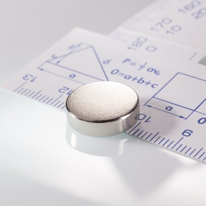 Neodymový magnet válec pr.15x4 N 80 °C, VMM4-N35 (Počet kusů 1 ks)