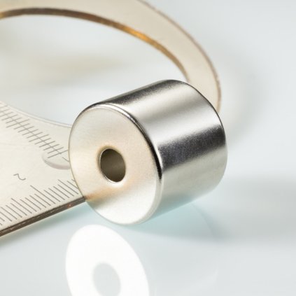 Neodymový magnet mezikruží pr.19,4x pr.5,1x16 N 120 °C, VMM9H (Počet kusů 1 ks)