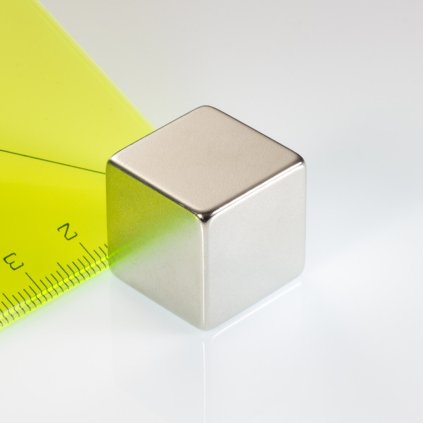 Neodymový magnet kvádr 20x20x20 N 80 °C, VMM4-N35 (Počet kusů 1 ks)