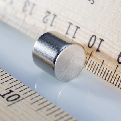 Neodymový magnet válec pr.11x10 N 80 °C, VMM7-N42 (Počet kusů 1 ks)