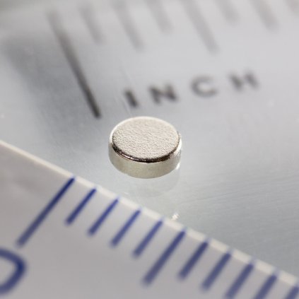 Neodymový magnet válec pr.3x1 N 80 °C, VMM9-N48 (Počet kusů 1 ks)