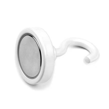 3850 magneticka cocka s hakem magneticky hacek pr 32 n bila