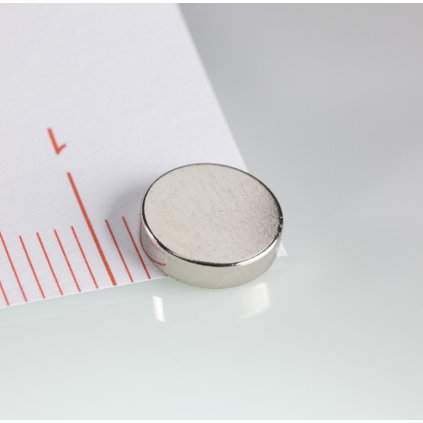 Neodymový magnet válec pr.8x2 N 80 °C, VMM8-N45 (Počet kusů 1 ks)