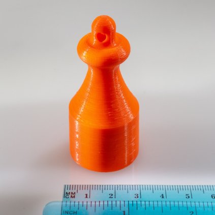 5413 extra silny neodymovy magnet v plastovem kuzelu oranzovy