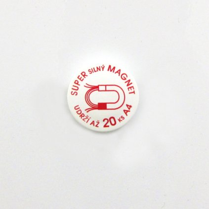 5494 velmi silny magnet v plastovem pouzdre s potiskem super silny magnet