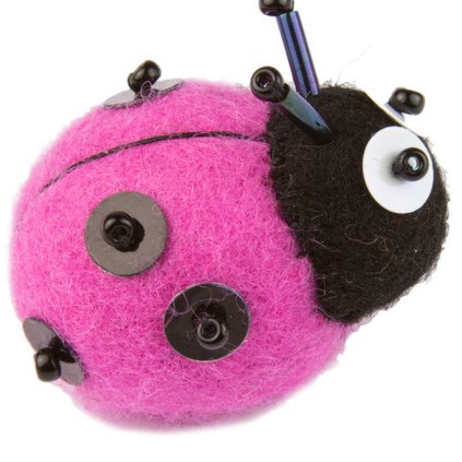 5833 magnet na lednici plsteny beruska ruzova