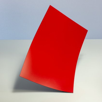 Magnetická fólie A4 (297x210 mm) 1 mm - červená (Počet kusů 1 ks)