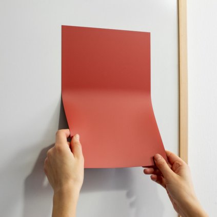 Magnetická fólie A5 (210x148 mm)  1 mm - červená (Počet kusů 1 ks)