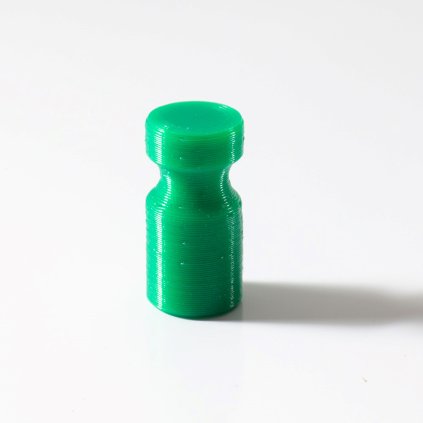 Velmi silný magnet v plastovém pouzdře bez potisku - zelený (Počet kusů 1 ks)