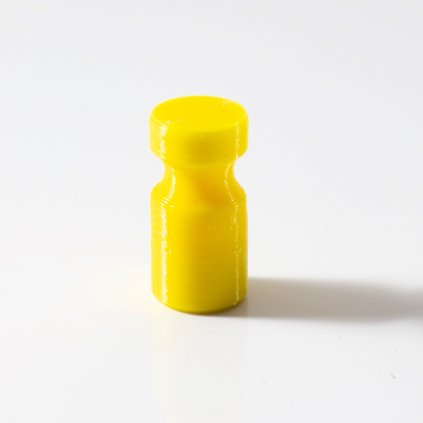 Velmi silný magnet v plastovém pouzdře bez potisku - žlutý (Počet kusů 1 ks)