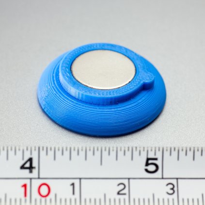 6298 velmi silny magnet v plastovem pouzdre bez potisku modry