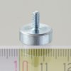 1120 magneticka cocka se stopkou pr 13 x vyska 4 5 mm s vnejsim zavitem m3 delka zavitu 7 mm