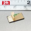 3718 neodymovy magnet se samolepkou 3m 15x8x1 mm tloustka samolepky 0 06 mm