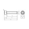 5617 1 nerezovy sroub m6x30 valcova hlava inbus
