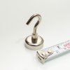 Magnetický háček stříbrný, průměr 20 mm, NdFeB, odtrhová síla 12 kg (Počet kusů 1 ks)