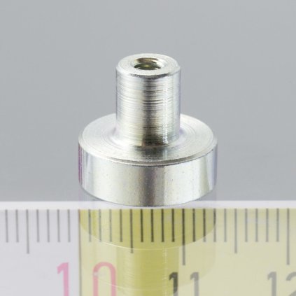 1573 magneticka cocka se stopkou pr 13 vyska 4 5 mm s vnitrnim zavitem m3 delka zavitu 7 mm