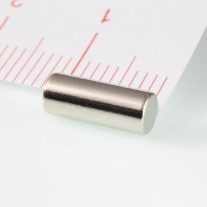 Neodymový magnet válec pr.4x10 N 80 °C, VMM8-N45 (Počet kusů 1 ks)