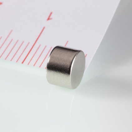 Neodymový magnet válec pr.6x4 N 80 °C, VMM4-N35 (Počet kusů 1 ks)