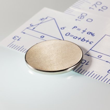 Neodymový magnet válec pr.20x1,5 N 80 °C, VMM4-N35 (Počet kusů 1 ks)