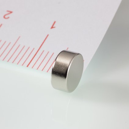 Neodymový magnet válec pr.7x3 N 80 °C, VMM7-N42 (Počet kusů 1 ks)