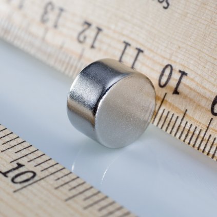 Neodymový magnet válec pr.12x7 N 80 °C, VMM7-N42 (Počet kusů 1 ks)