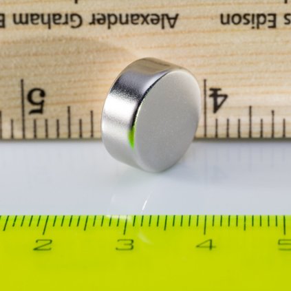 Neodymový magnet válec pr.15x6 N 80 °C, VMM7-N42 (Počet kusů 1 ks)