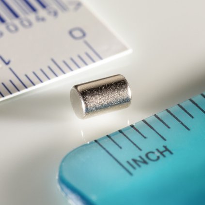 Neodymový magnet válec pr.4x6 N 80 °C, VMM7-N42 (Počet kusů 1 ks)