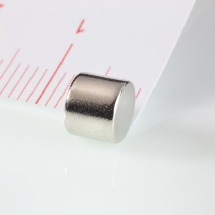 Neodymový magnet válec pr.6x5 N 80 °C, VMM7-N42 (Počet kusů 1 ks)