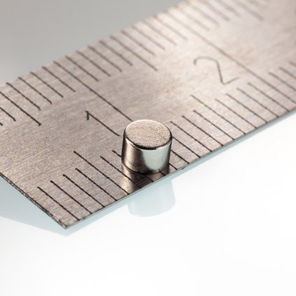 Neodymový magnet válec pr.3x2 N 80 °C, VMM4-N30 (Počet kusů 1 ks)
