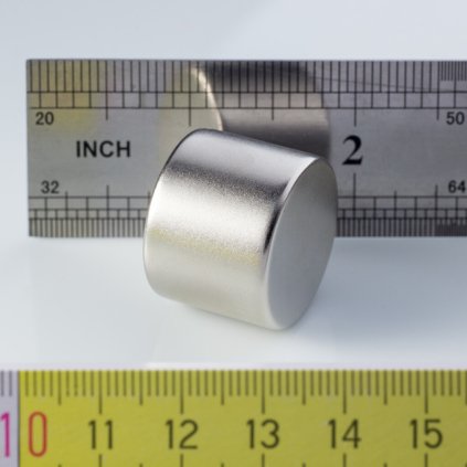Neodymový magnet válec pr.25,8x20 N 80 °C, VMM7-N42 (Počet kusů 1 ks)
