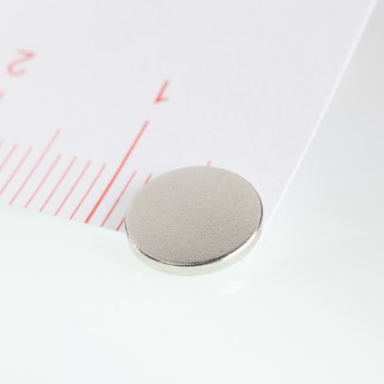 Neodymový magnet válec pr.8x1 N 80 °C, VMM6-N40 (Počet kusů 1 ks)